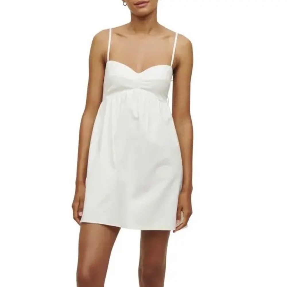 Reformation Cox Dress in white